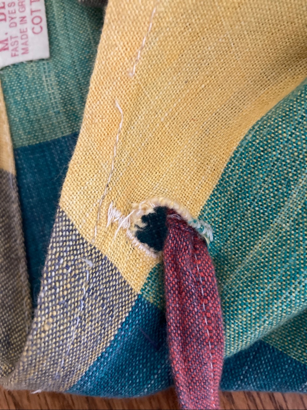 Authentic 70s Hippie Wrap Around Maxi Skirt - Picture 6 of 6